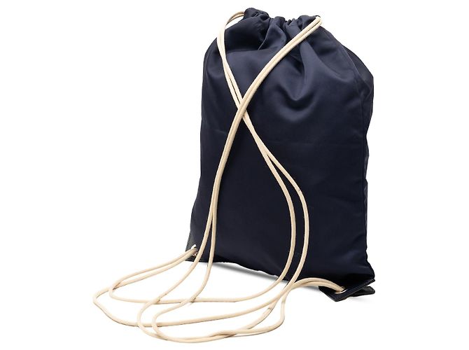 Blue Prada Tessuto Drawstring Backpack - view 2