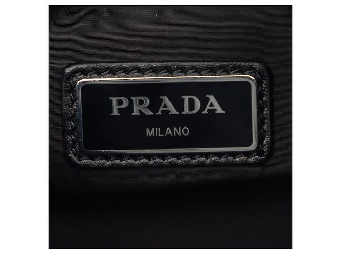 Blue Prada Tessuto Drawstring Backpack - view 5