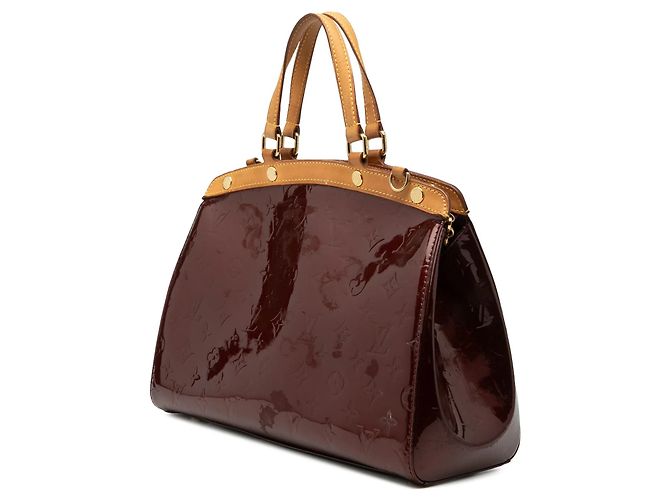 Borsa Louis Vuitton Monogram Vernis Brea MM rossa Rosso - vista 2