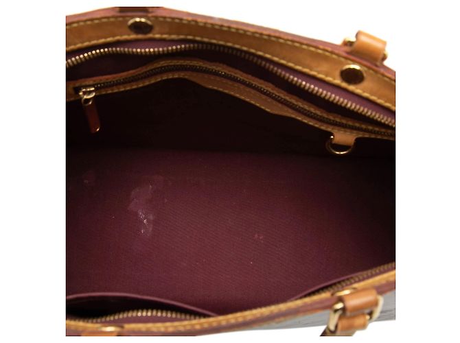 Borsa Louis Vuitton Monogram Vernis Brea MM rossa Rosso - vista 4