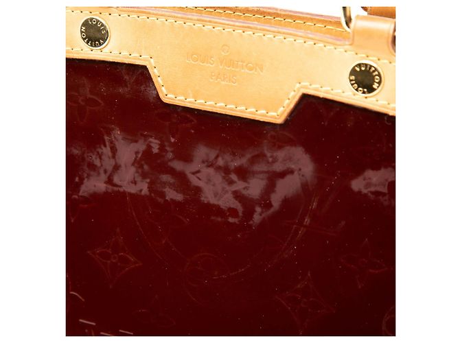 Borsa Louis Vuitton Monogram Vernis Brea MM rossa Rosso - vista 7