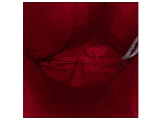 Borsa Tote Red Hermès Canvas Ahmedabad Cabas II GM Rosso - vista 4
