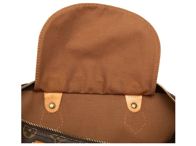 Borsa Boston Louis Vuitton Monogram Speedy 35 marrone - vista 5