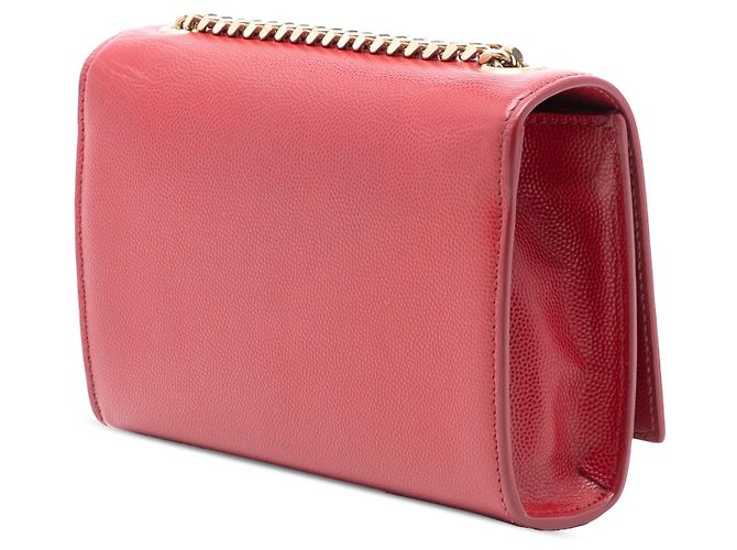 Borsa a tracolla Kate in pelle piccola con monogramma rosso Saint Laurent - vista 2