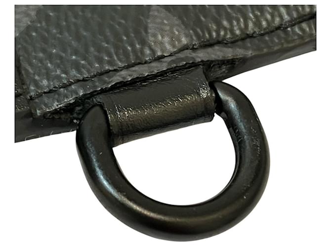 Pochette Louis Vuitton Monogram Eclipse Noir - vue 9