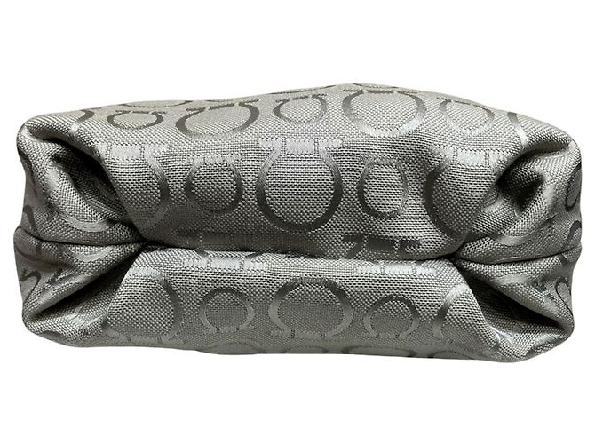 Borsa Salvatore Ferragamo Gancini Argento - vista 3