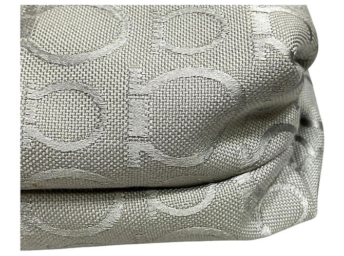 Borsa Salvatore Ferragamo Gancini Argento - vista 8