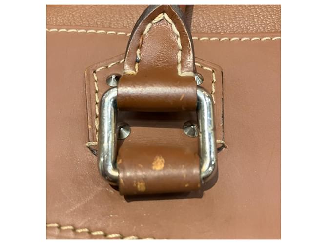 Borsa Louis Vuitton Lockit MM Marrone - vista 8
