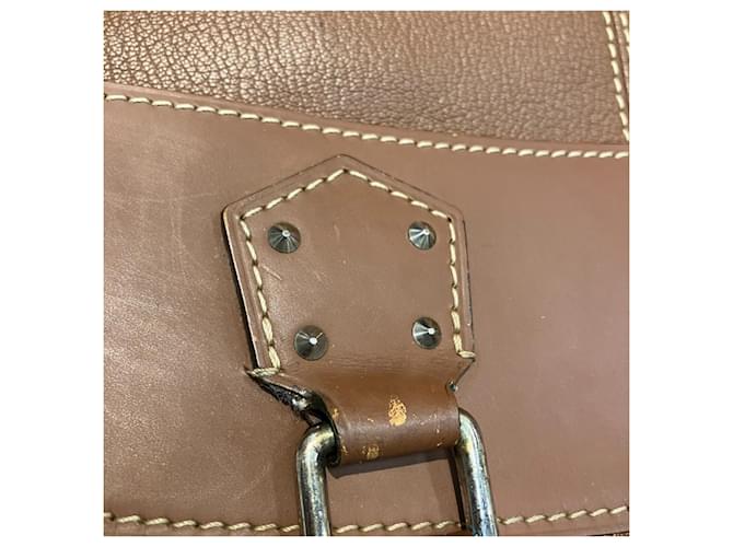 Borsa Louis Vuitton Lockit MM Marrone - vista 9