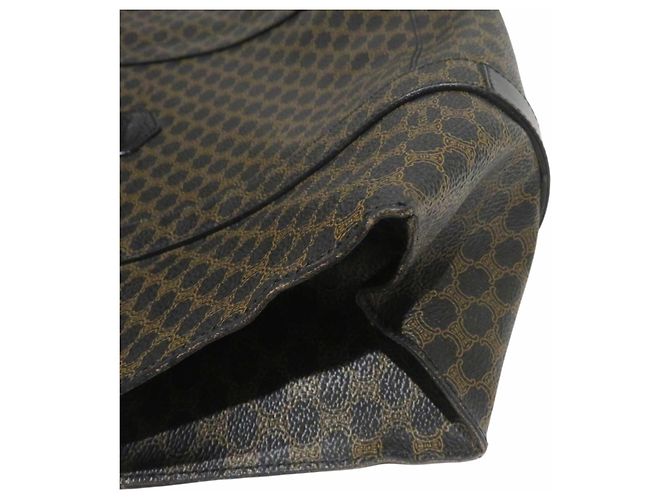Céline Borsa Tote Celine Old Macadam marrone scuro - vista 8