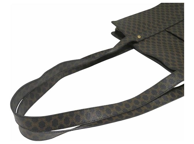 Céline Borsa Tote Celine Old Macadam marrone scuro - vista 9