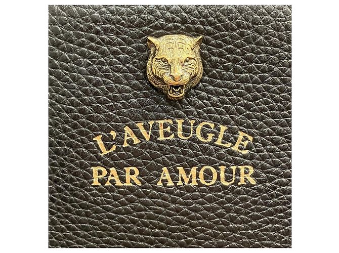 Clutch Gucci Animalier Tiger in pelle - vista 9