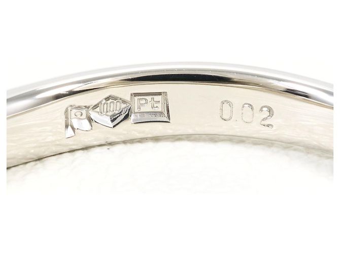 Diamond Céline Celine PT1000 Platinring mit Diamant und Rubin - Ansicht 5