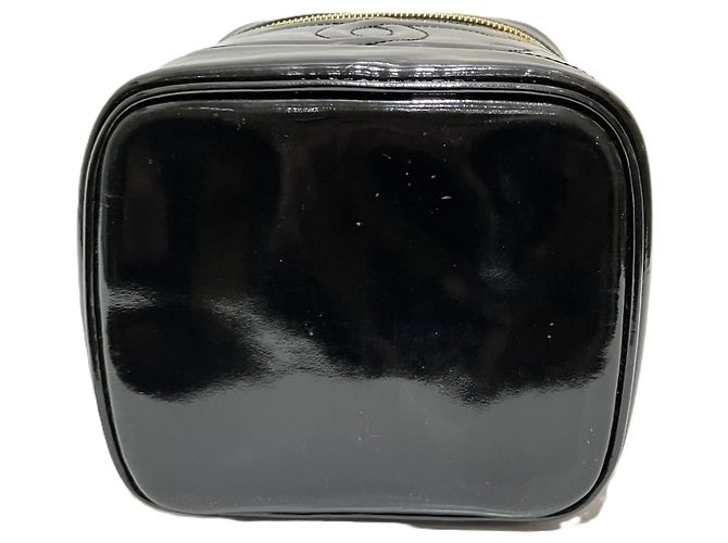 Bolso Vanity de piel esmaltada Chanel Negro - vista 3