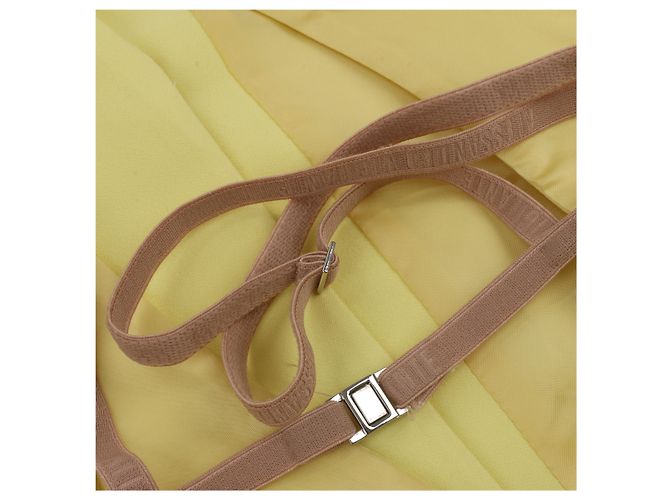 Autre Marque Gelber Alessandro Vigilante Blazer mit passendem Bra Top, Größe 44/40 IT - Ansicht 6