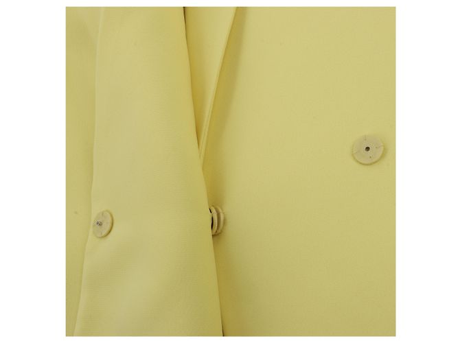 Autre Marque Gelber Alessandro Vigilante Blazer mit passendem Bra Top, Größe 44/40 IT - Ansicht 7