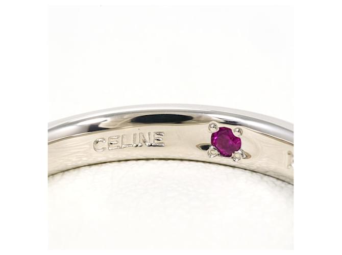 Céline Celine Platin-Rubin-Ring - Ansicht 4
