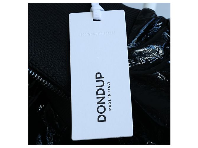 Giacca lucida Dondup in nero, 42 IT - vista 15