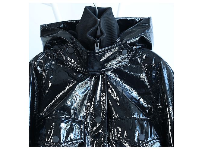 Giacca lucida Dondup in nero, 42 IT - vista 2