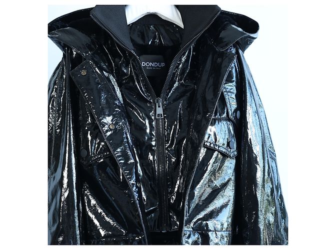 Giacca lucida Dondup in nero, 42 IT - vista 6