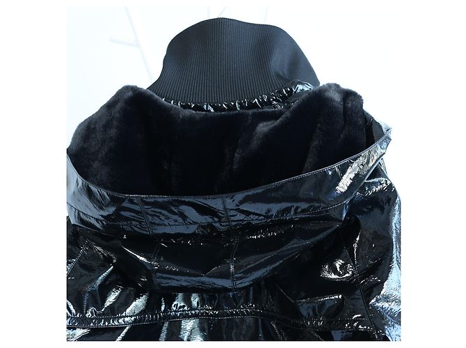 Giacca lucida Dondup in nero, 42 IT - vista 8