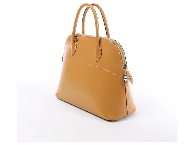 Hermès Borsa a mano in pelle HERMES Bolide 35 Marrone Naturale D: 2000 - vista 4