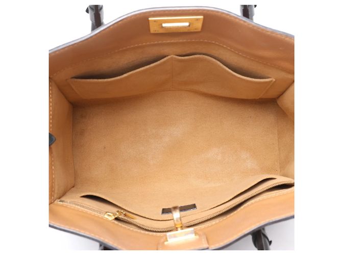 Borsa a mano 2Way Louis Vuitton On My Side MM Monogram Leather marrone x nero M53823 - vista 13