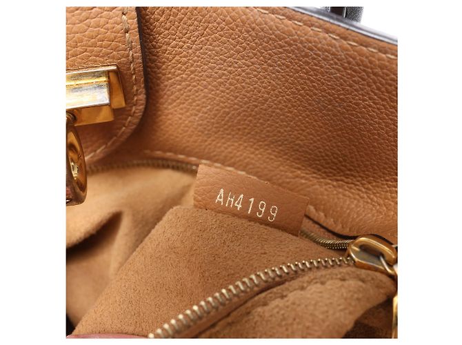 Borsa a mano 2Way Louis Vuitton On My Side MM Monogram Leather marrone x nero M53823 - vista 14