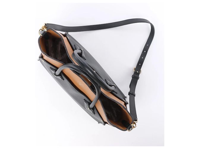 Borsa a mano 2Way Louis Vuitton On My Side MM Monogram Leather marrone x nero M53823 - vista 17