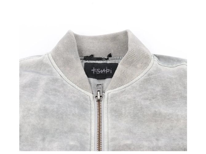 Autre Marque Ksubi Royalty Bomber Overdye Earth Jacke in Grau, M - Ansicht 2