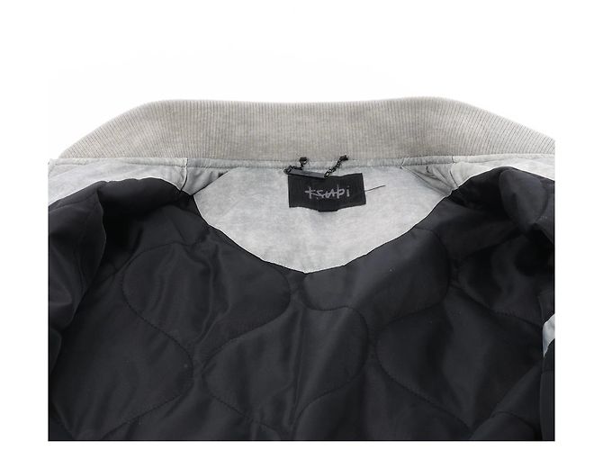 Autre Marque Ksubi Royalty Bomber Overdye Earth Jacke in Grau, M - Ansicht 8