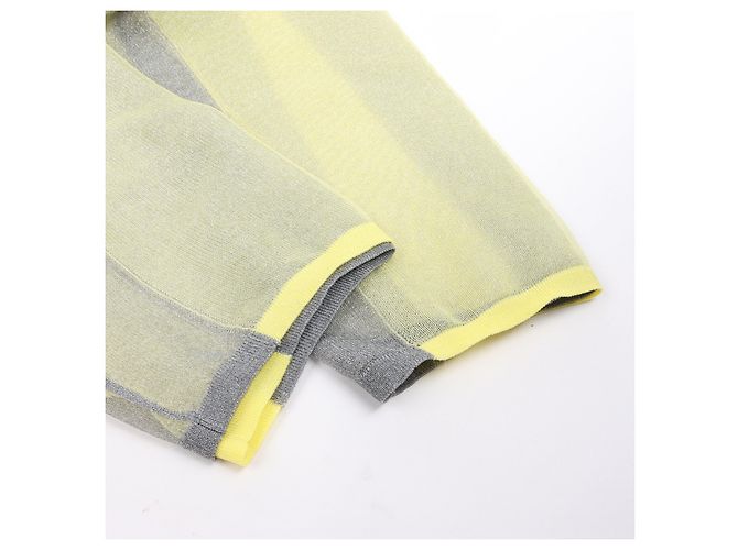 Chemise à manches longues DIESEL avec détails Lurex, Jaune, Taille S - vue 11