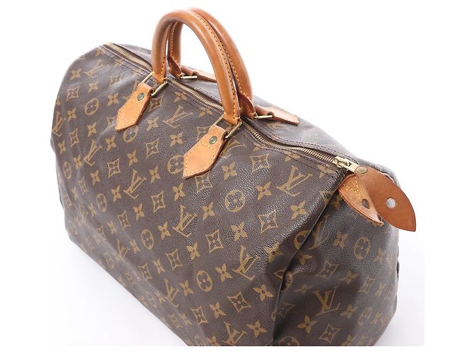 Borsa Louis Vuitton Speedy 40 Monogram M41522 Marrone - vista 3