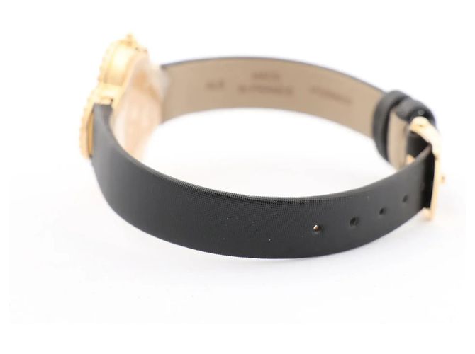 Van Cleef & Arpels Alhambra WTYB02B3 136574 YG & Leather QZ Watch with Shell-Face HH5655 Beige - Ansicht 10