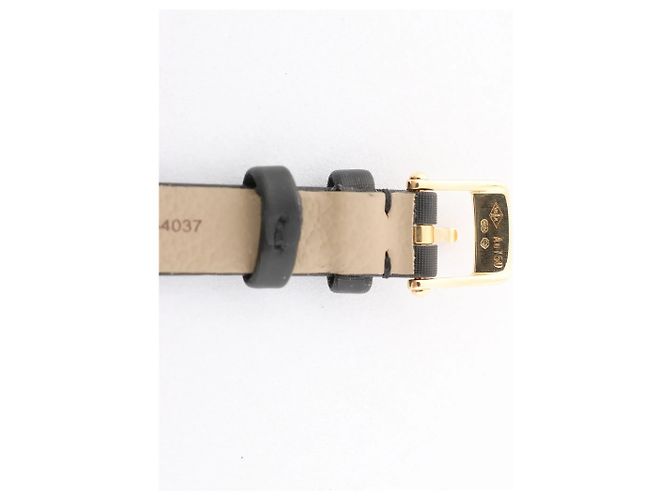 Van Cleef & Arpels Alhambra WTYB02B3 136574 YG & Leather QZ Watch with Shell-Face HH5655 Beige - Ansicht 11