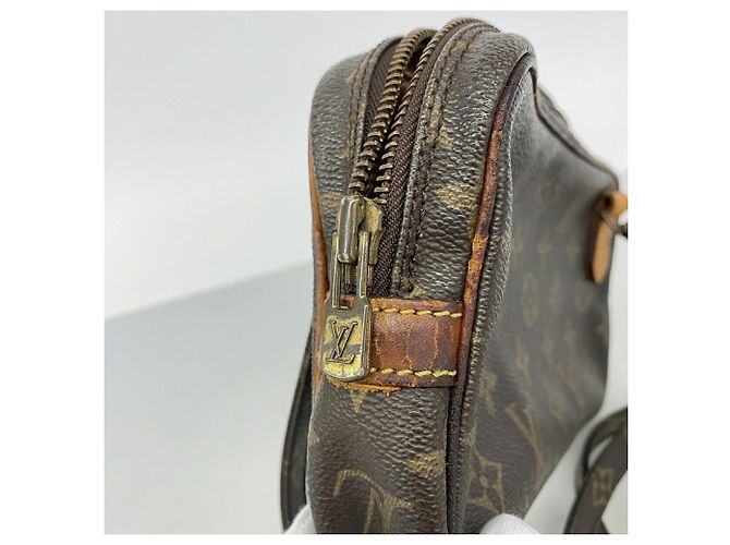 Borsa a Spalla Louis Vuitton Monogram Pochette Marly Bandoulière Marrone - vista 10