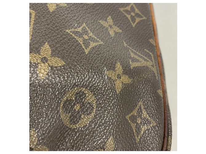 Borsa a Spalla Louis Vuitton Monogram Pochette Marly Bandoulière Marrone - vista 11