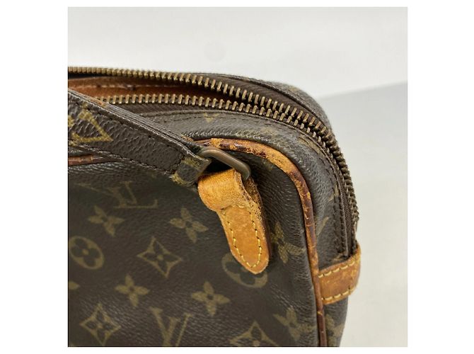 Borsa a Spalla Louis Vuitton Monogram Pochette Marly Bandoulière Marrone - vista 6
