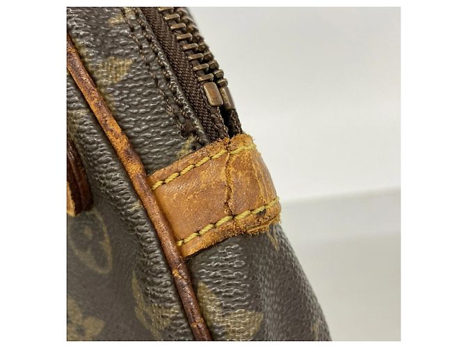 Borsa a Spalla Louis Vuitton Monogram Pochette Marly Bandoulière Marrone - vista 7