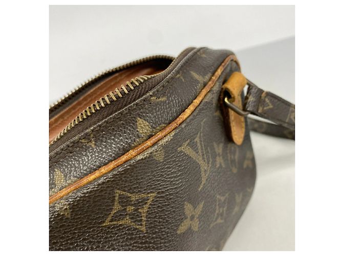 Borsa a Spalla Louis Vuitton Monogram Pochette Marly Bandoulière Marrone - vista 8