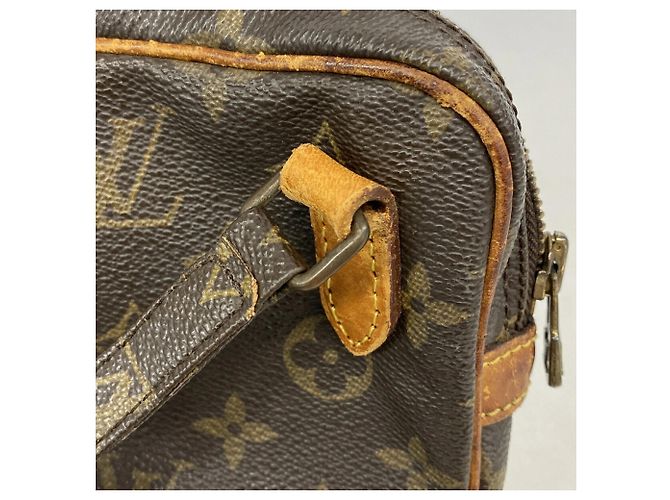 Borsa a Spalla Louis Vuitton Monogram Pochette Marly Bandoulière Marrone - vista 9