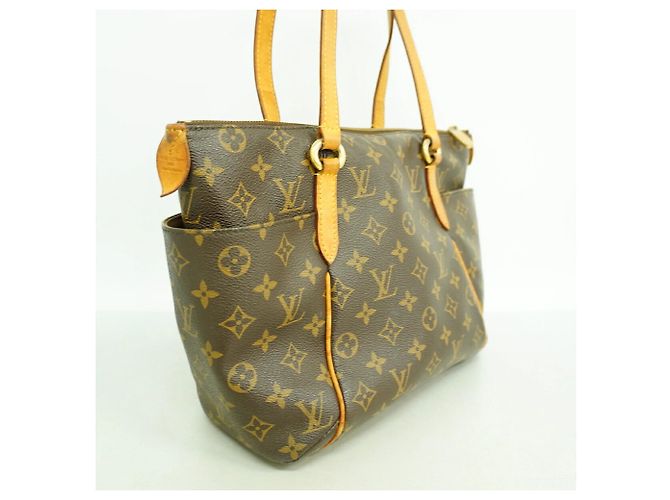 Borsa Tote Louis Vuitton Monogram Totally PM Marrone - vista 2