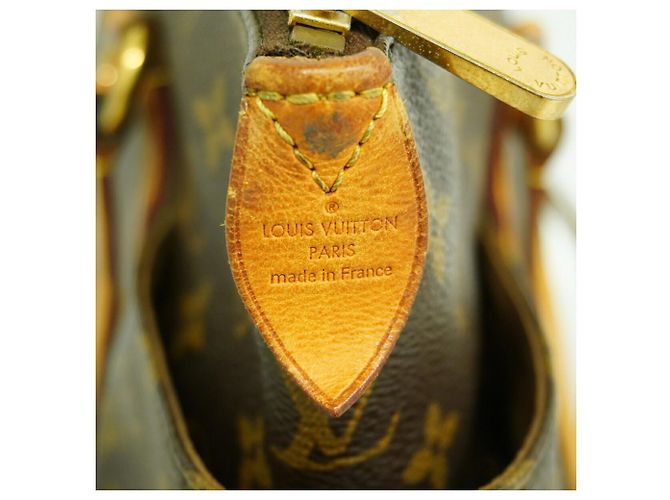 Borsa Tote Louis Vuitton Monogram Totally PM Marrone - vista 5
