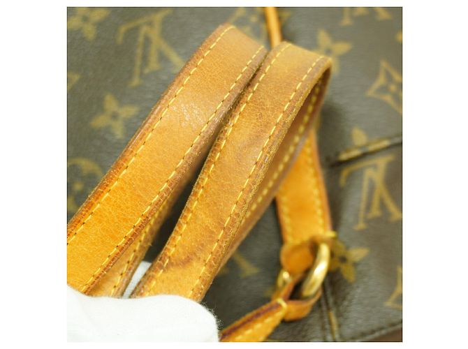 Borsa Tote Louis Vuitton Monogram Totally PM Marrone - vista 6