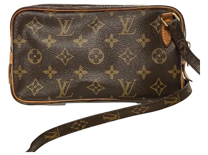 Pochette Marly Bandoulière Louis Vuitton Borsa a Spalla Marrone - vista 2