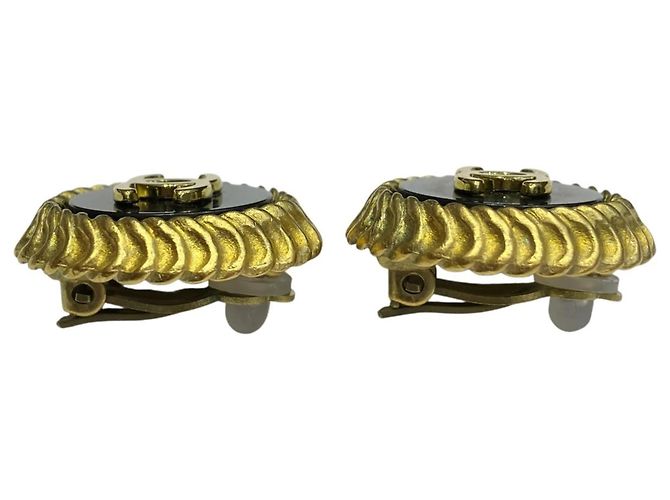 Orecchini a clip placcati oro Chanel - vista 2
