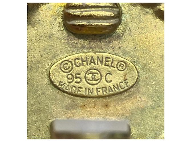 Orecchini a clip placcati oro Chanel - vista 5