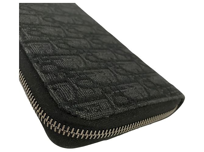Christian Dior Dior Saddle Long Zip Wallet Schwarz - Ansicht 9