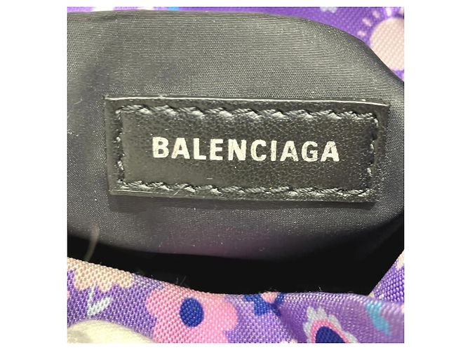 Borsa a tracolla Balenciaga Wheel XS Porpora - vista 4