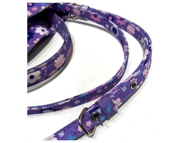 Borsa a tracolla Balenciaga Wheel XS Porpora - vista 8